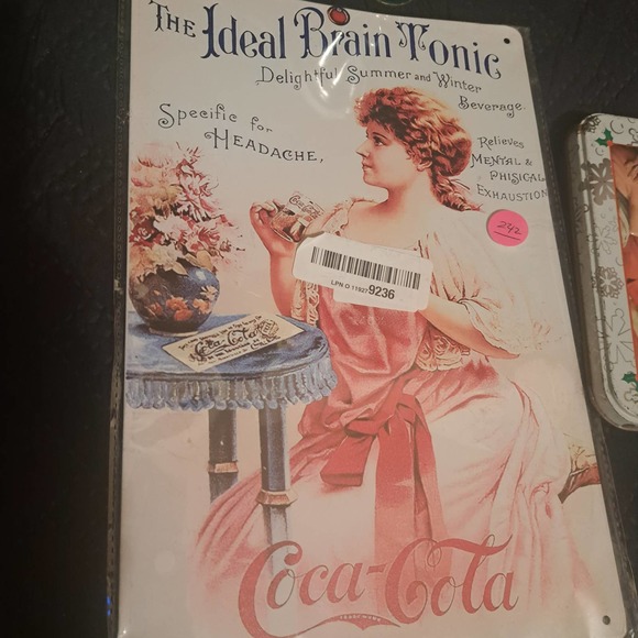 NIB! Coca Cola VINTAGE GOODS-IceBucket & 4 Tumblers-TIN Collector Cards-More - Picture 6 of 9